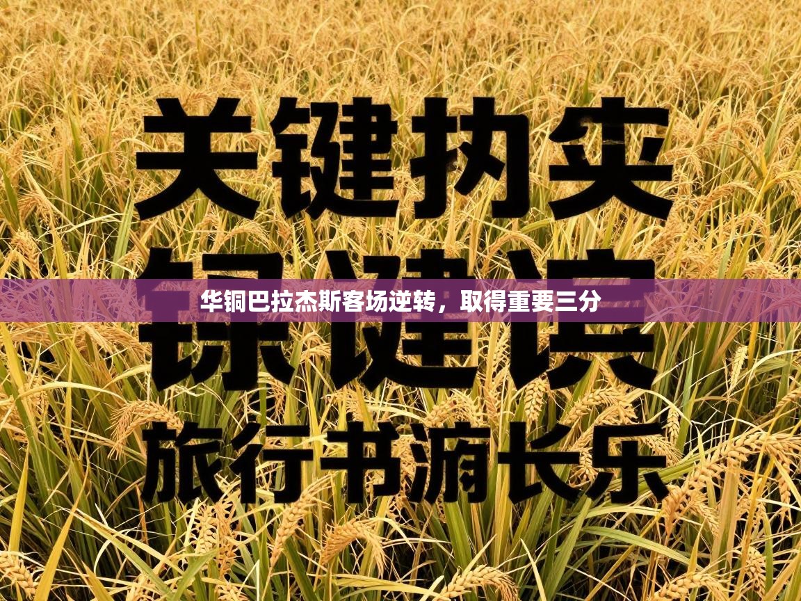 华铜巴拉杰斯客场逆转，取得重要三分  第2张